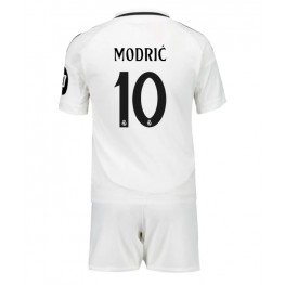 Real Madrid Luka Modric #10 Thuis tenue Kids 2024-25 Korte Mouw (+ Korte broeken)